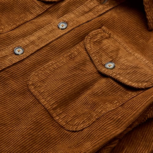 laydown detail image of Forest Corduroy Shirt
