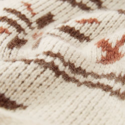 laydown detail image of Wincha Shawl Collar Sweater