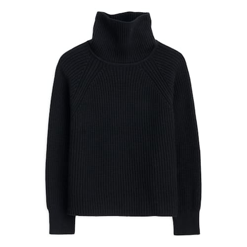 laydown image of Women's Cotton Cashmere Nora Turtleneck
