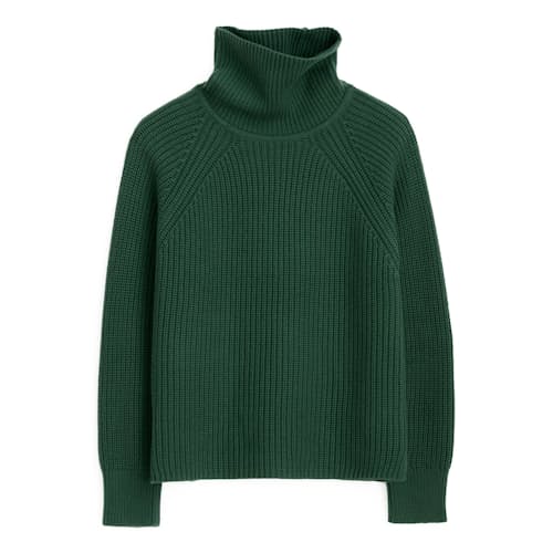 laydown image of Women's Cotton Cashmere Nora Turtleneck