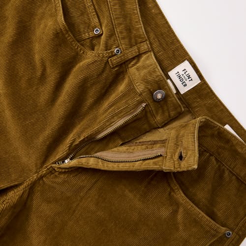 laydown detail image of Corduroy Pant - HB Athletic Tapered
