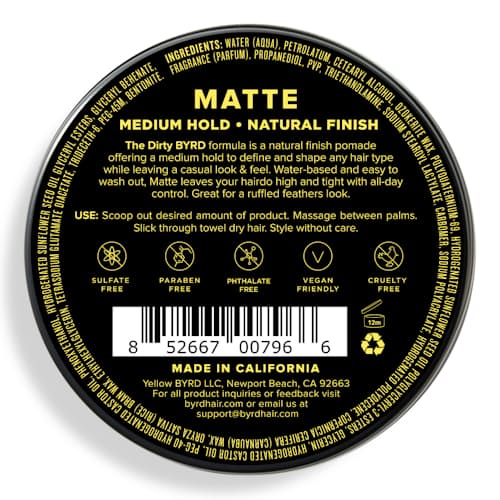 laydown image of Matte Pomade