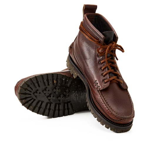 laydown image of Handsewn Angler DB Boots
