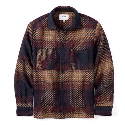 laydown image of Whiting Overshirt
