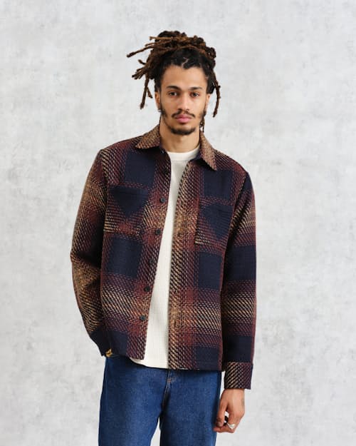 on model image of Whiting Overshirt