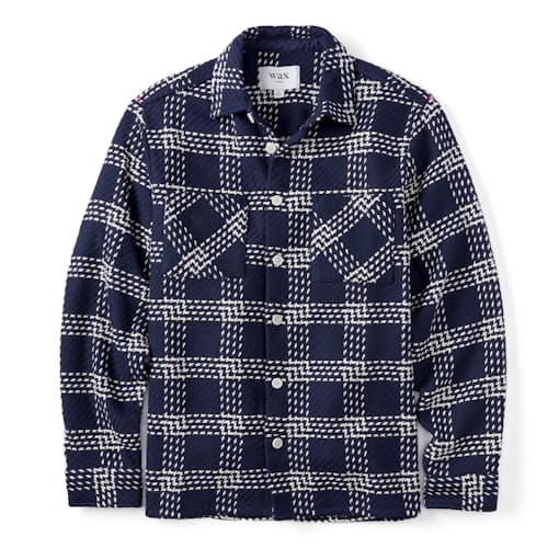 laydown image of Whiting Overshirt