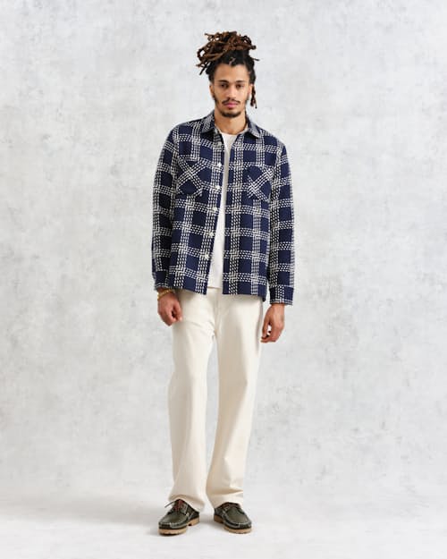on model image of Whiting Overshirt