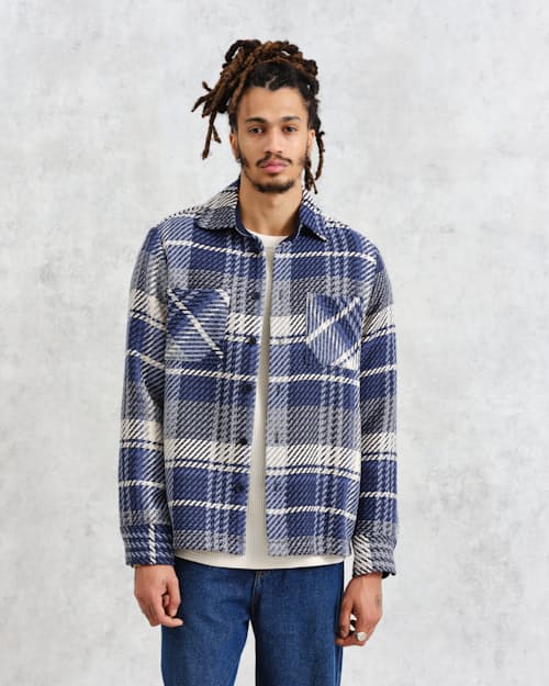 on model image of Whiting Overshirt