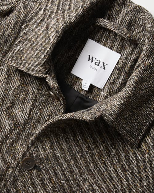 laydown detail image of Stan Tweed Topcoat