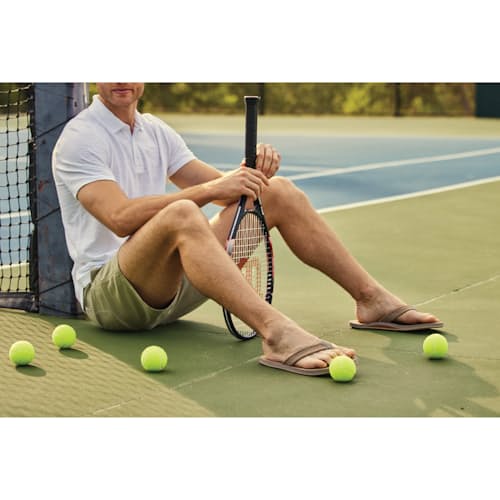 lifestyle image of Fields Leather Sandal