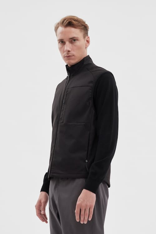 on model image of Birkholm Solotex DWR Vest