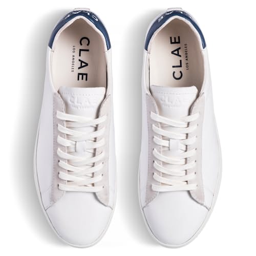 laydown image of Bradley Leather Sneaker