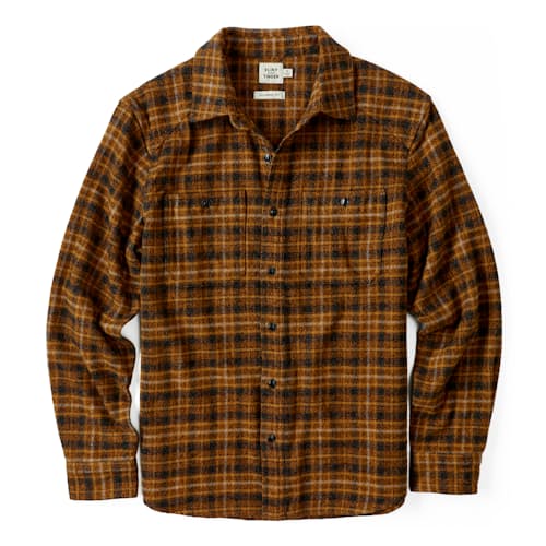 laydown image of Midweight Cozy Flannel