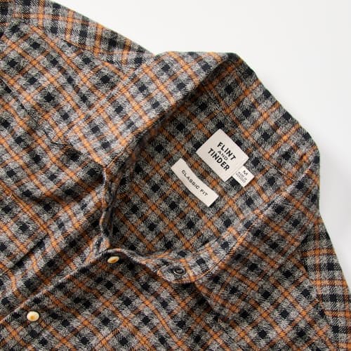 laydown detail image of Flannel Western Button Down Shirt