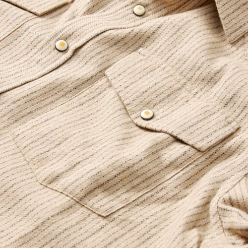laydown detail image of Flannel Western Button Down Shirt