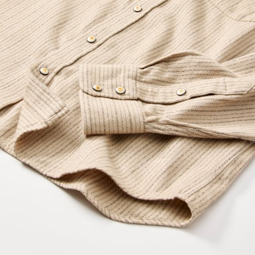 laydown detail image of Flannel Western Button Down Shirt