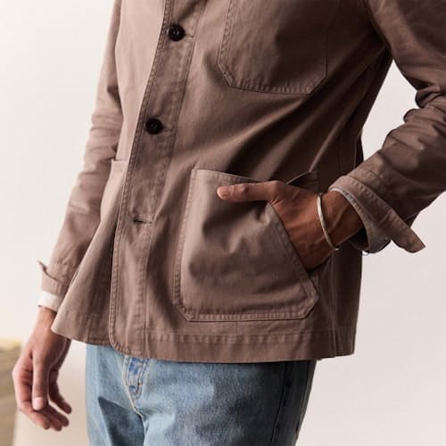 lifestyle image of The Ojai Chore Coat