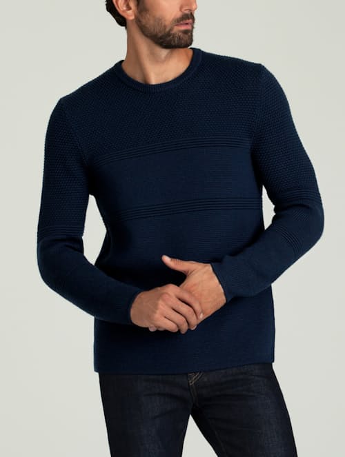 on model image of Cooper Sweater