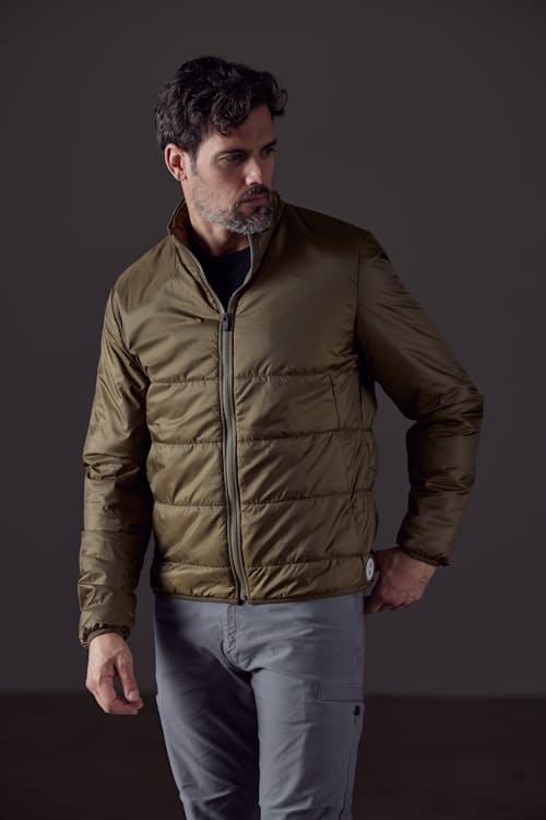 on model image of Eco Down Insulated Jacket
