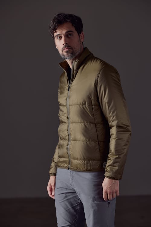 on model image of Eco Down Insulated Jacket