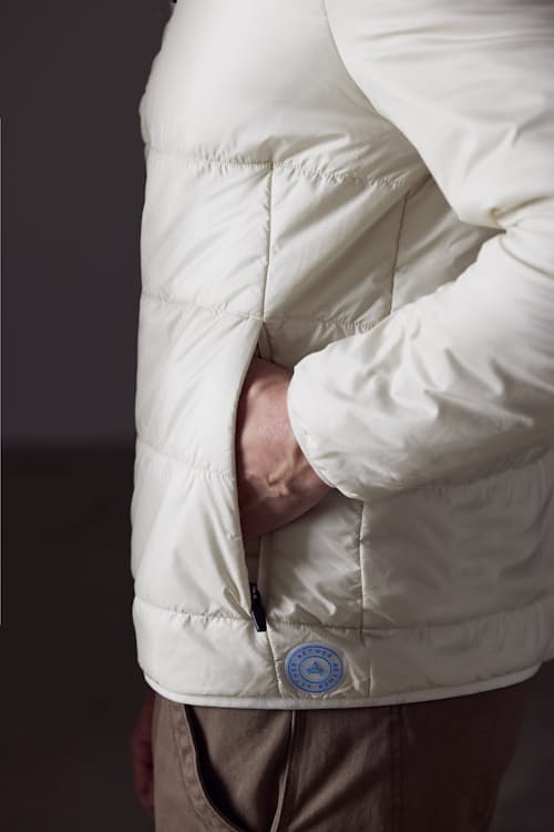 on model image of Eco Down Insulated Jacket