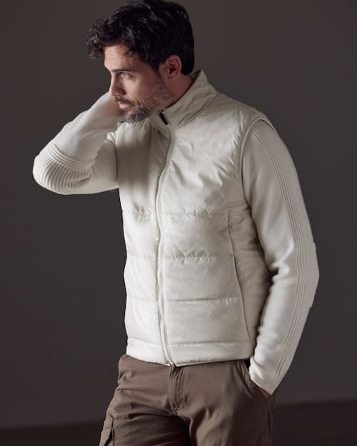 on model image of Eco Insulated Vest