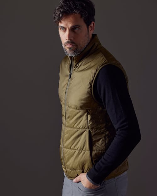 on model image of Eco Insulated Vest