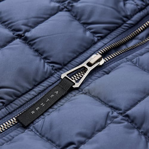 laydown detail image of M Phase Down Insulated Full Zip Sweater