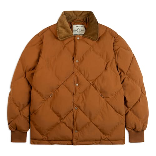 laydown image of Dunbar Padded Recycled Down Jacket