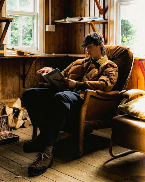 lifestyle image of Dunbar Padded Recycled Down Jacket