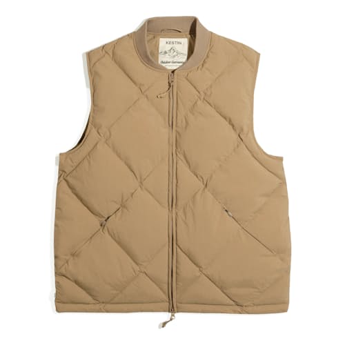 laydown image of Linton Padded Recycled Down Vest