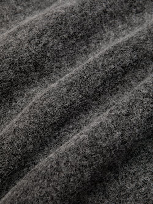 laydown detail image of Neist Italian Wool Fleece Cardigan