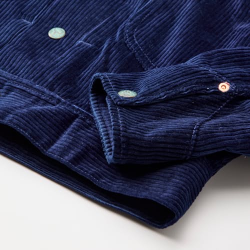 laydown detail image of Corduroy Ranch Trucker Jacket