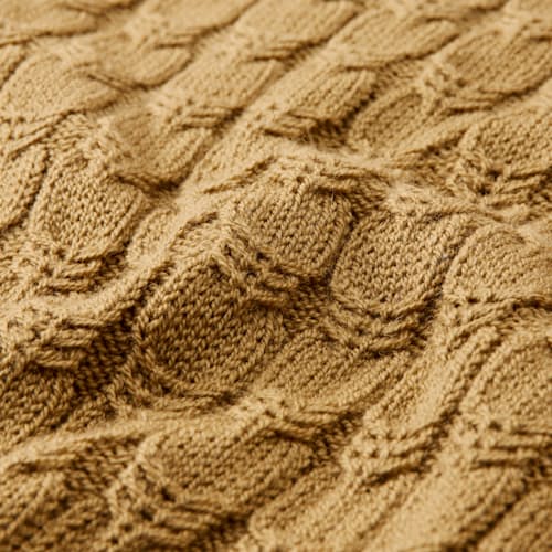 laydown detail image of Highland Cableknit Sweater