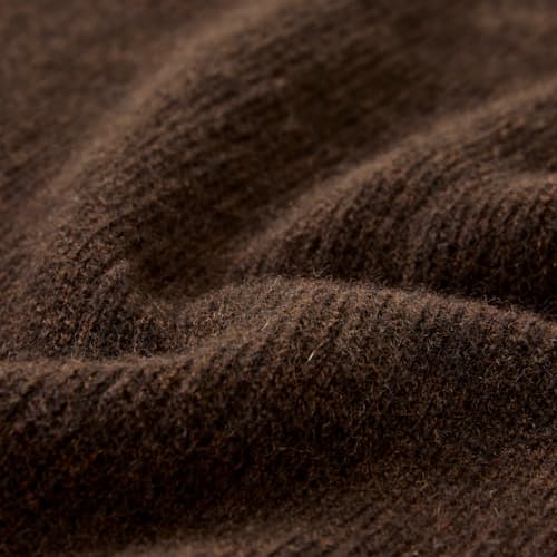 laydown detail image of Eca Textured Wool Knit Polo