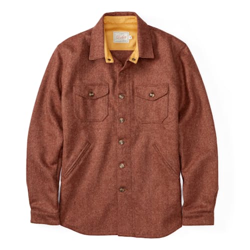 laydown image of Crissman Lightweight Overshirt