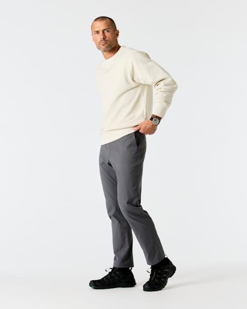 on model image of Nomad Performance Chino - HB Athletic Tapered
