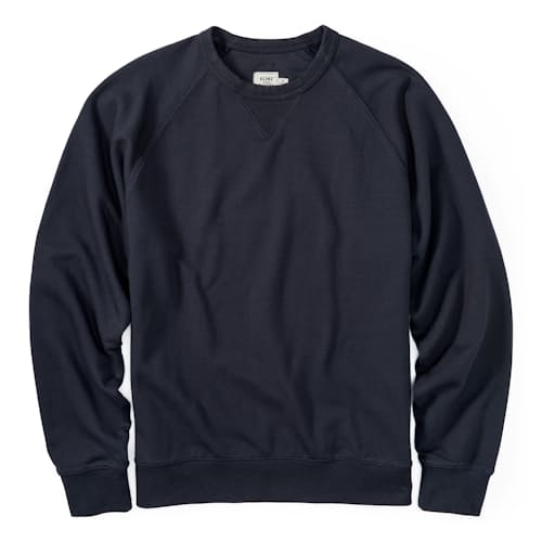 laydown image of Midweight Terry Crewneck Sweatshirt