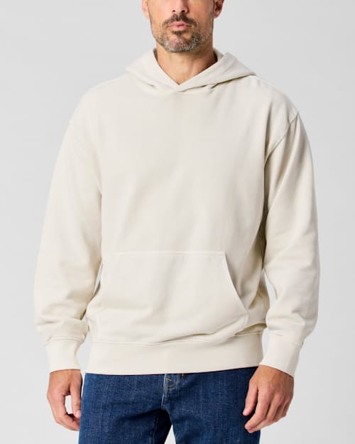 lifestyle image of Midweight Terry Pullover Hoodie