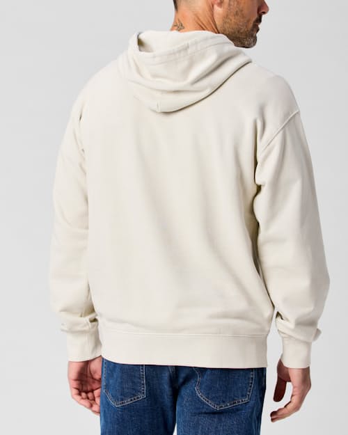lifestyle image of Midweight Terry Pullover Hoodie