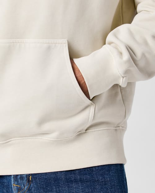 lifestyle image of Midweight Terry Pullover Hoodie