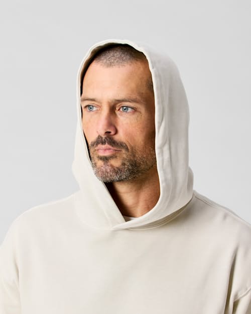 lifestyle image of Midweight Terry Pullover Hoodie