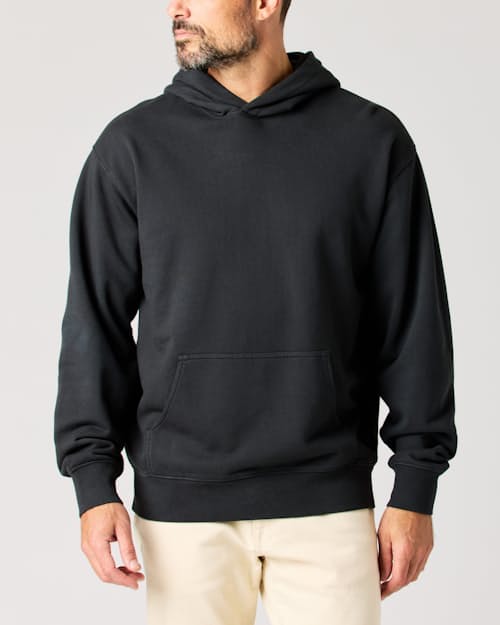 lifestyle image of Midweight Terry Pullover Hoodie