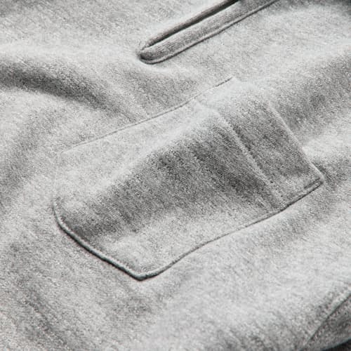 laydown detail image of Midweight Terry Quarter Zip Sweatshirt