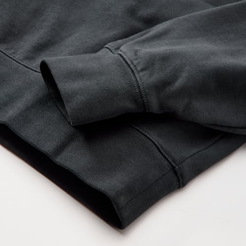 laydown detail image of Midweight Terry Quarter Zip Sweatshirt