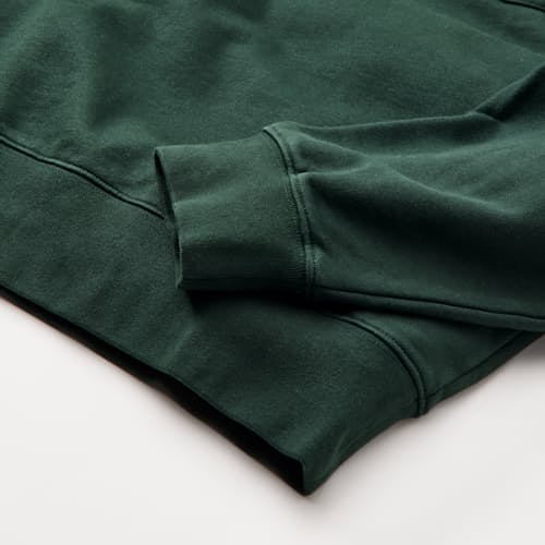 laydown detail image of Midweight Terry Quarter Zip Sweatshirt