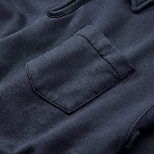laydown detail image of Midweight Terry Quarter Zip Sweatshirt