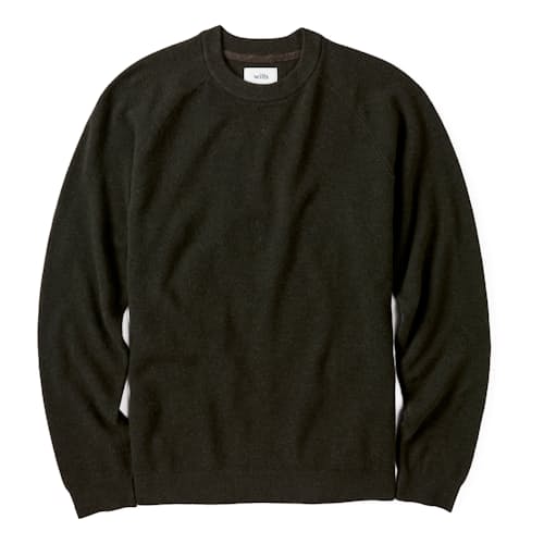 laydown image of Merino Wool Crewneck Sweater