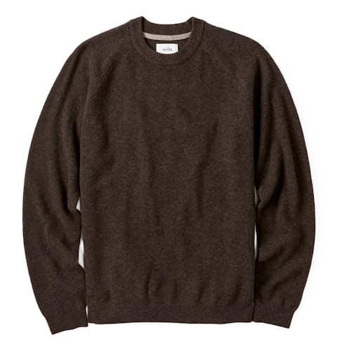 laydown image of Merino Wool Crewneck Sweater