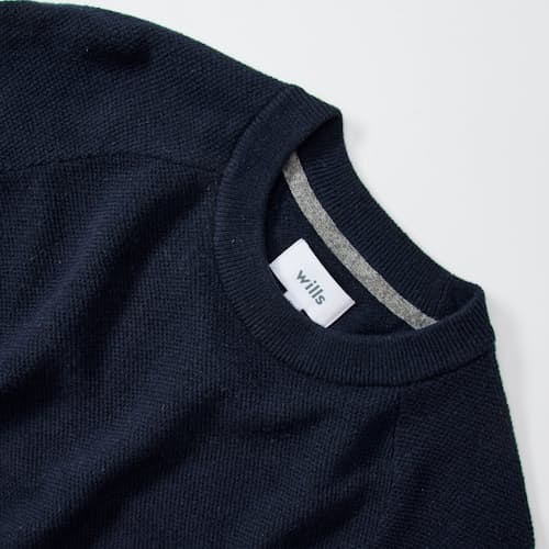 laydown detail image of Merino Wool Crewneck Sweater